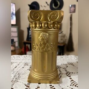 Vintage Las Vegas CEASARS PALACE Vase -  Toothbrush Holder Candle Holder Planter